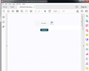 가짜 ‘캡챠’ 이미지로 악성 웹사이트 접속 유도하는 피싱 PDF 조심하세요
